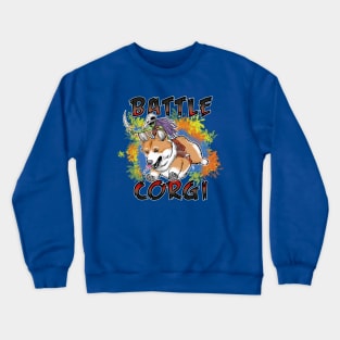 Battle Corgi Crewneck Sweatshirt